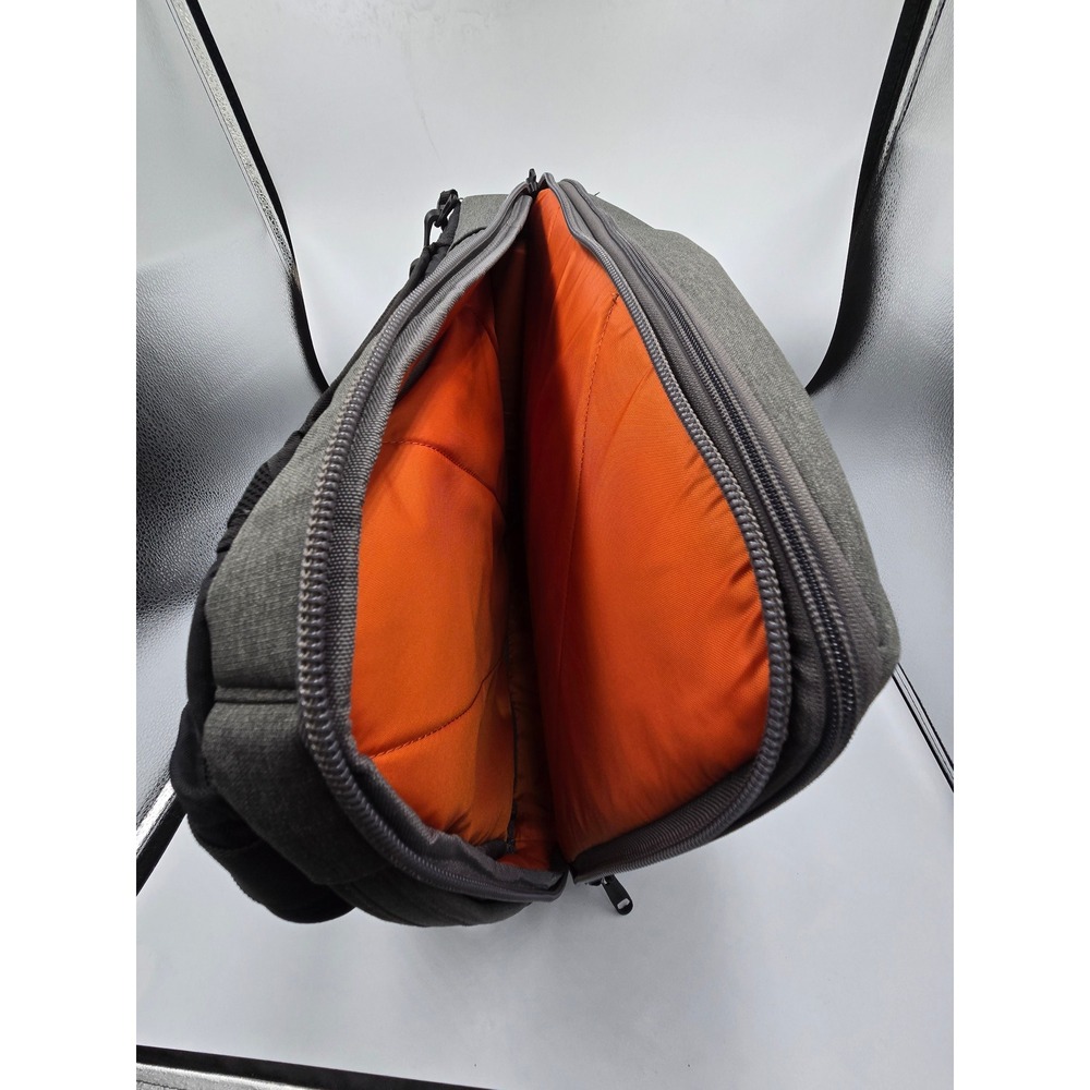 eBags Professional Slim Laptop Backpack Heathered Grey Travel Business Bag - Picture 4 of 11